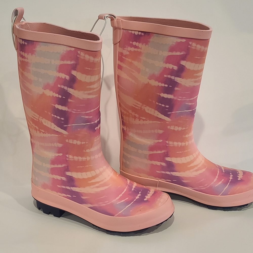 Cat & Jack Girls Pink Alina Rain Boots Size 2 - New Kids | Color: Pink | Size: 2